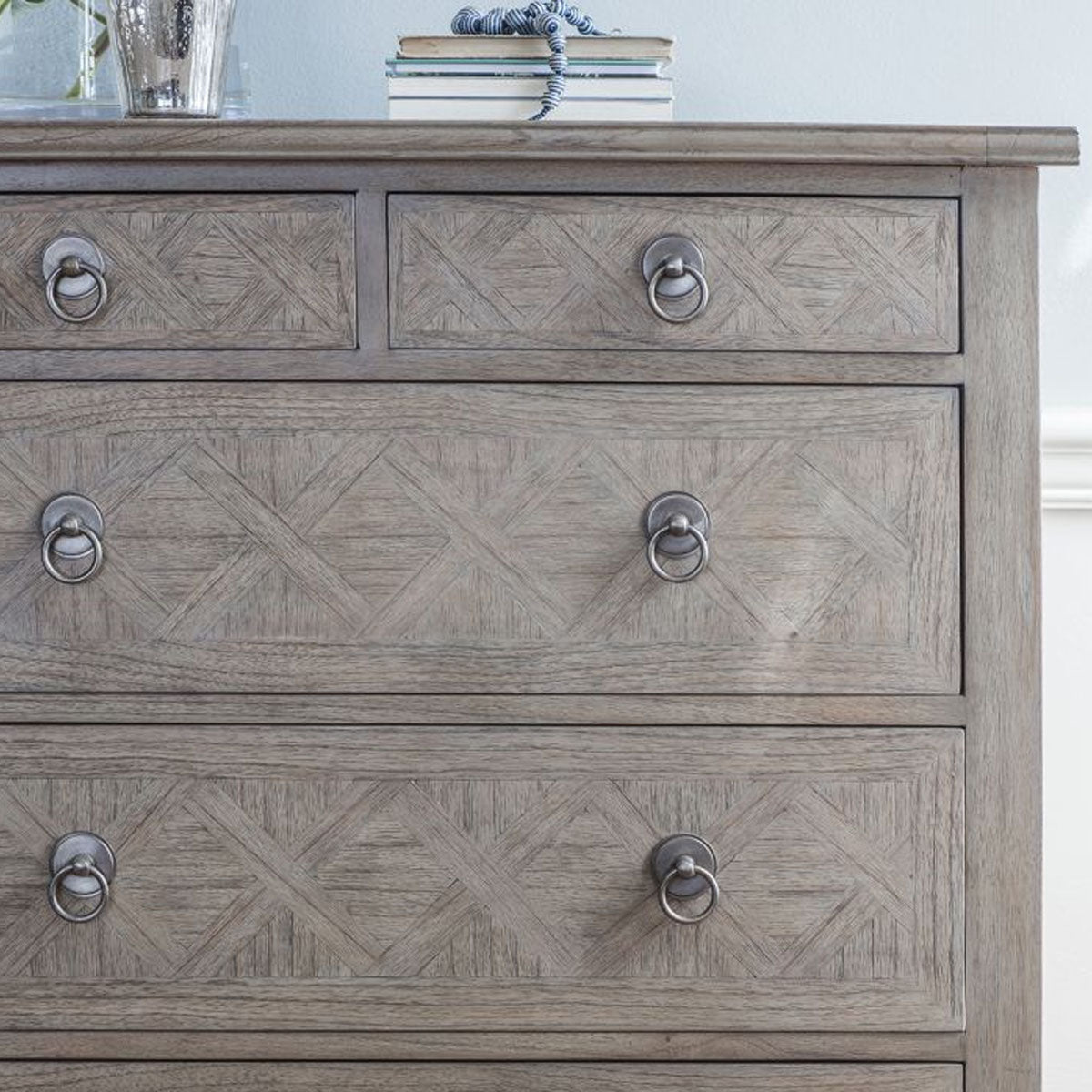 Gallery Direct Mustique 5 Drawer Chest 900x450x1019mm