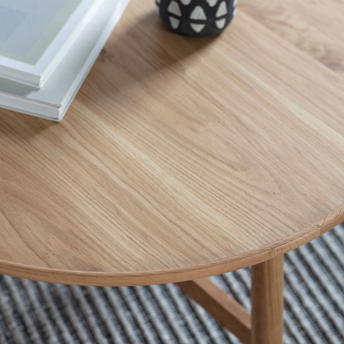 Gallery Direct Kingham Round Coffee Table 900x900x400mm