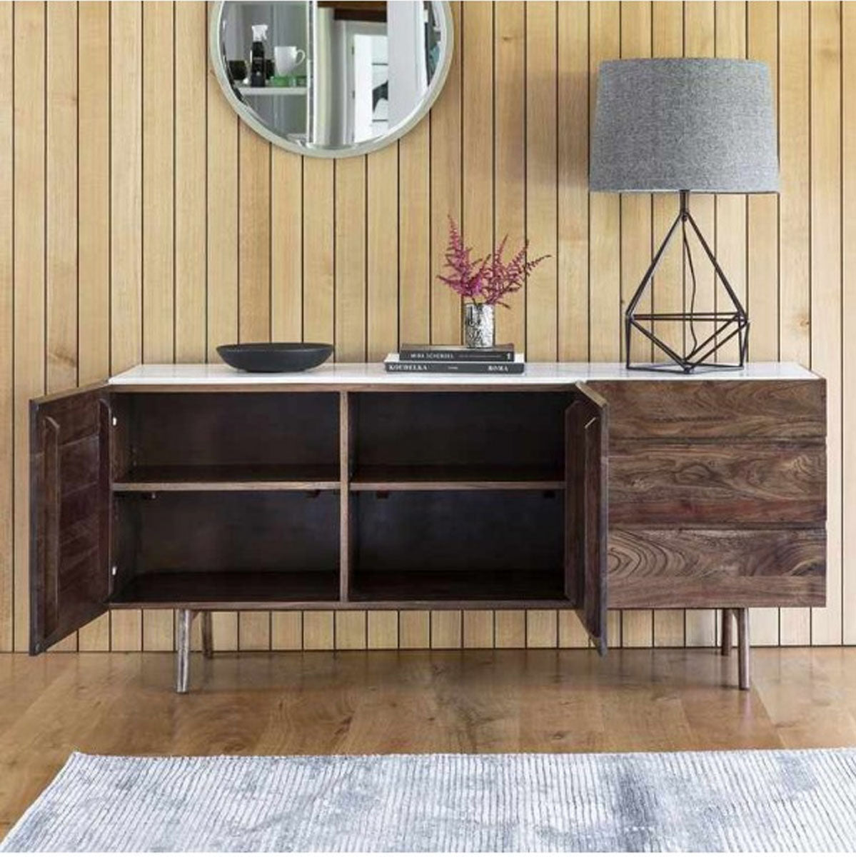 Gallery Direct Barcelona Sideboard 1650x450x700mm