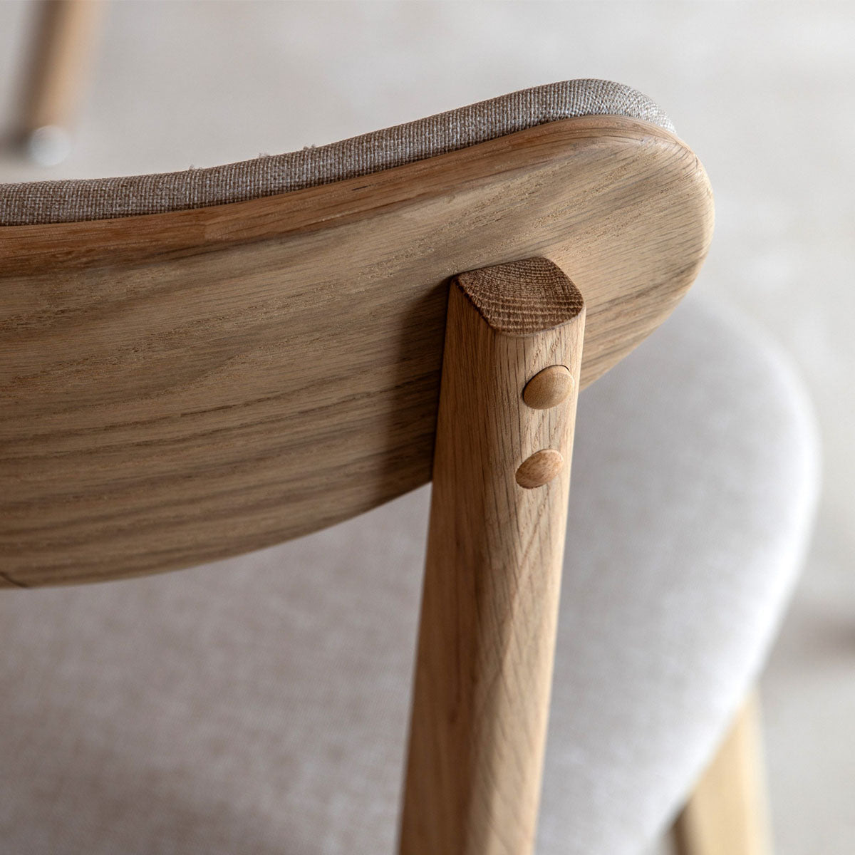 Gallery Direct Hatfield Dining Chair Natural (2pk) 520x515x815mm