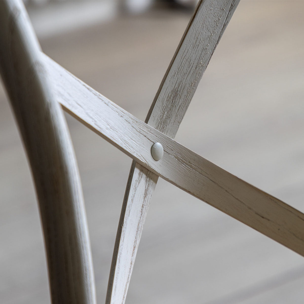 Gallery Direct Cafe Chair White/Rattan (2pk)