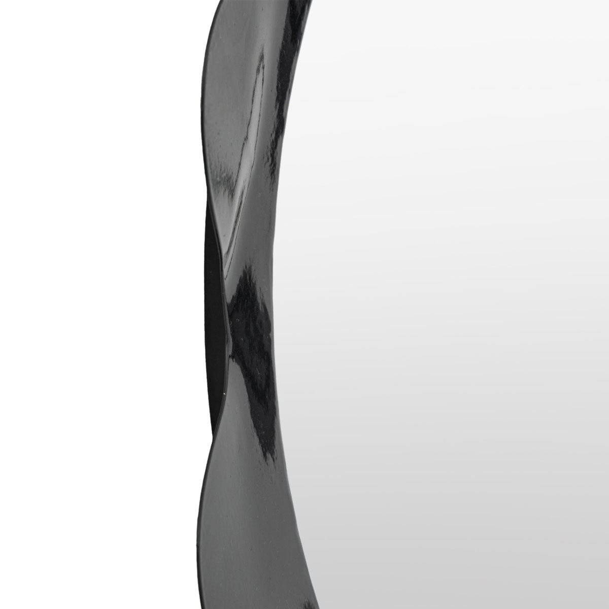 Gallery Direct Shoreditch Round Mirror Charcoal 600mm