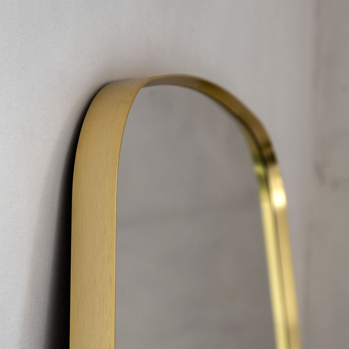 Gallery Direct Holworth Shaped Leaner Gold 700x1700mm