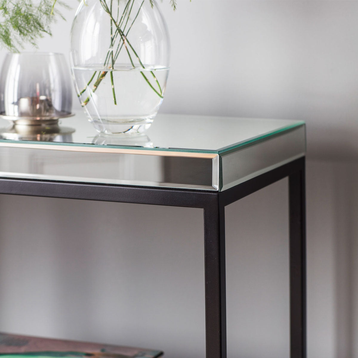 Gallery Direct Pippard Console Table Black 1200x360x820mm