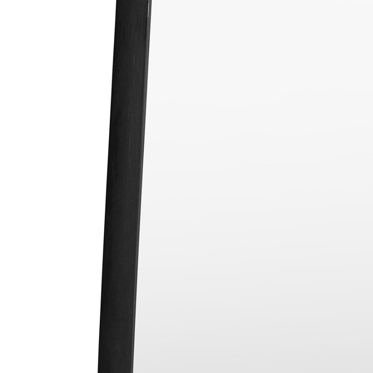 Gallery Direct Holworth Shaped Leaner Black 700x1700mm