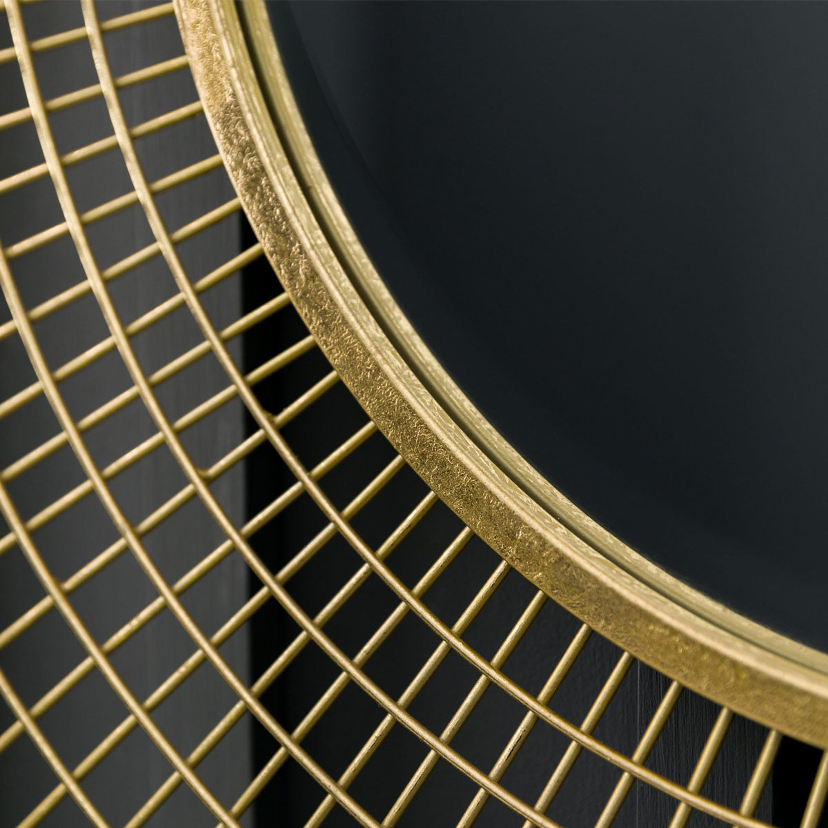 Gallery Direct Stafford Mirror Gold 900x70x900mm