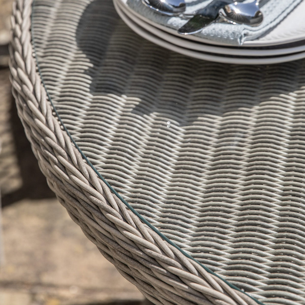 Gallery Direct Menton 6 Seater Round Dining Set