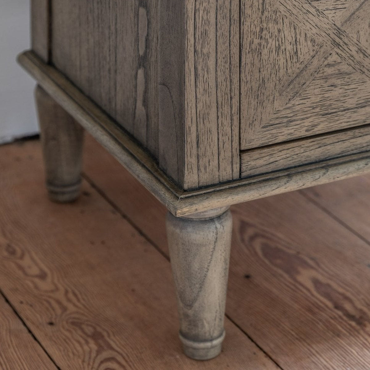 Gallery Direct Mustique 2 Drawer Bedside Table 500x400x665mm