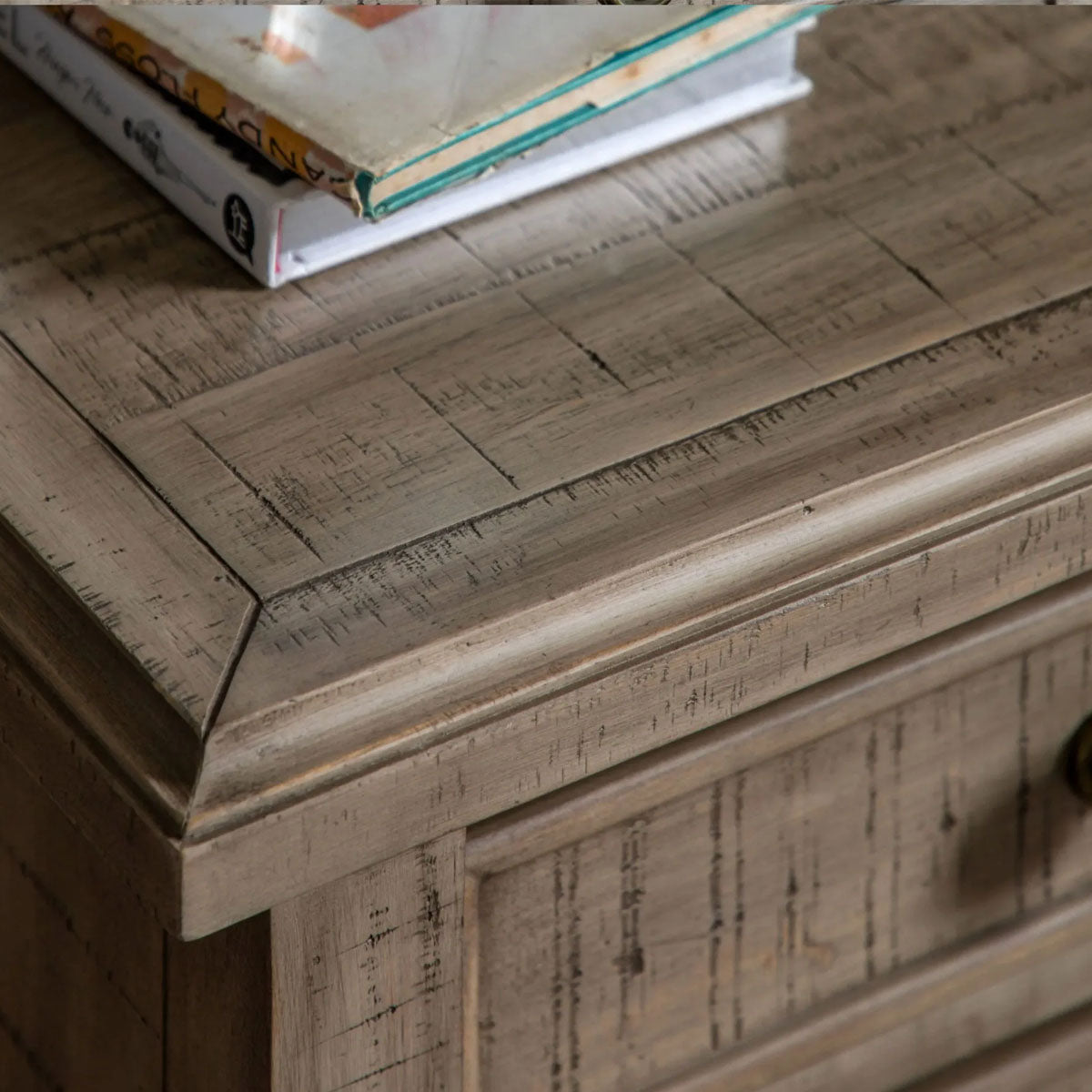 Gallery Direct Vancouver 3 Drawer Bedside 520x450x650mm