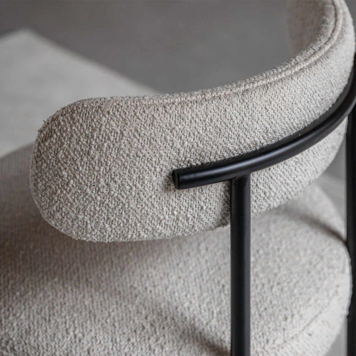 Gallery Direct Aveley Dining Chair Vanilla (2pk) 525x510x750mm