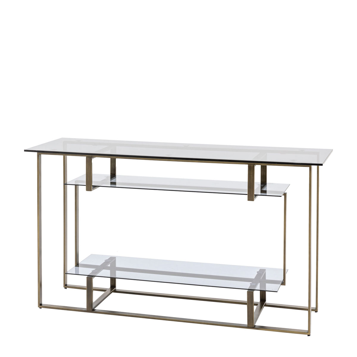 Gallery Direct Thornton Console Table Bronze 1400x450x760mm