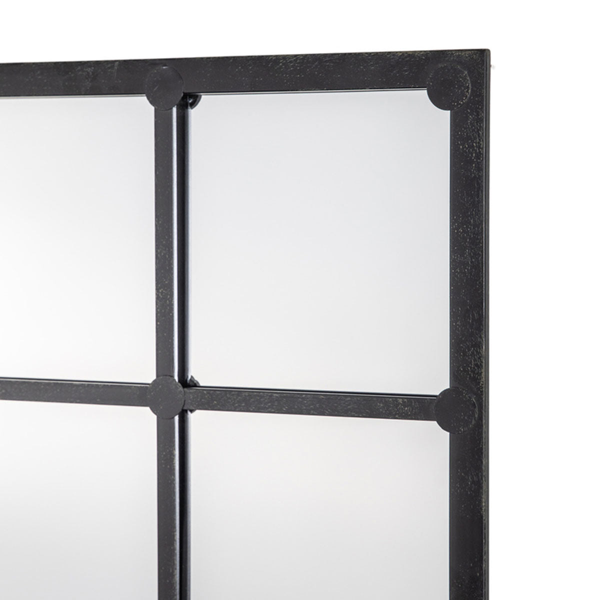 Gallery Direct Margate Mirror Black 1330x25x1500mm