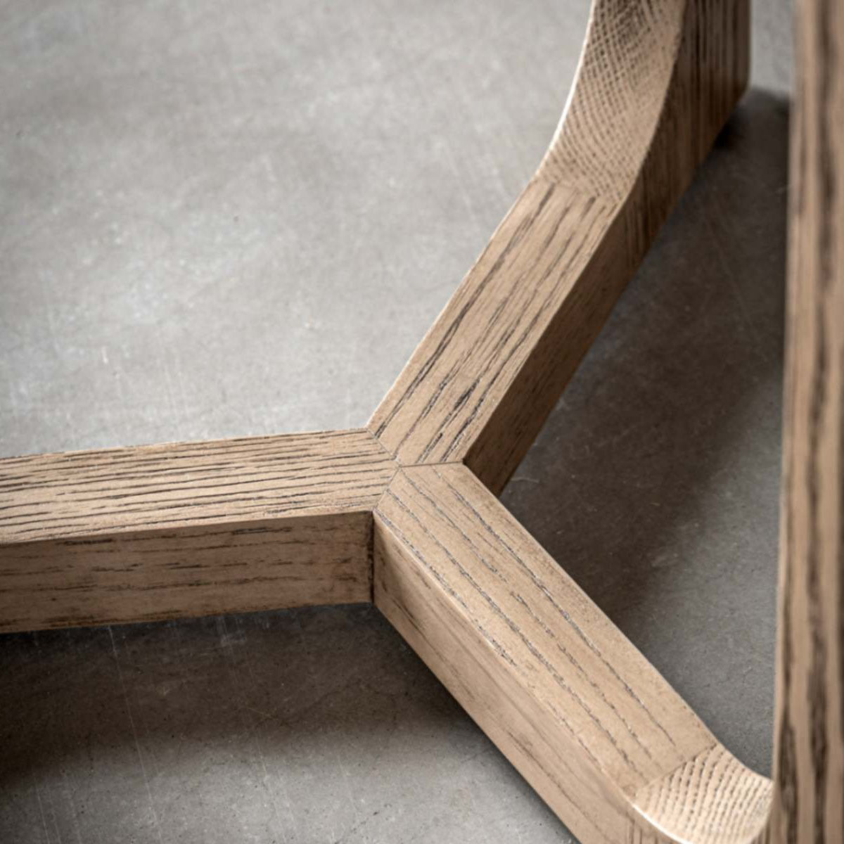 Gallery Direct Craft Side Table Smoked 500x500x550mm