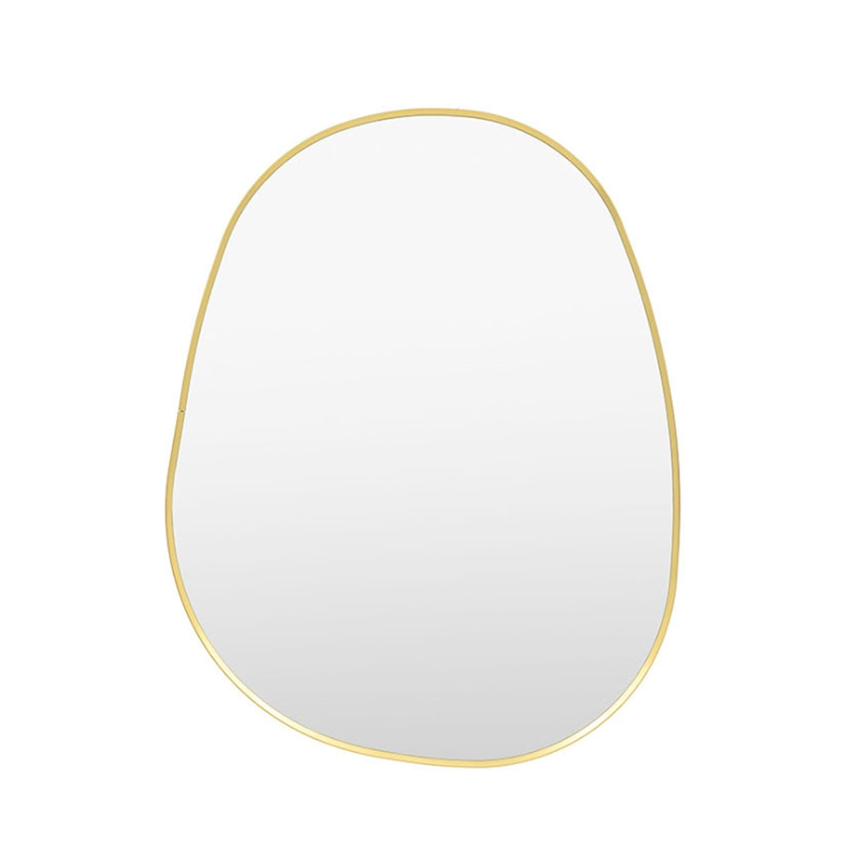 Gallery Direct Holworth Pebble Mirror Gold 700x900mm