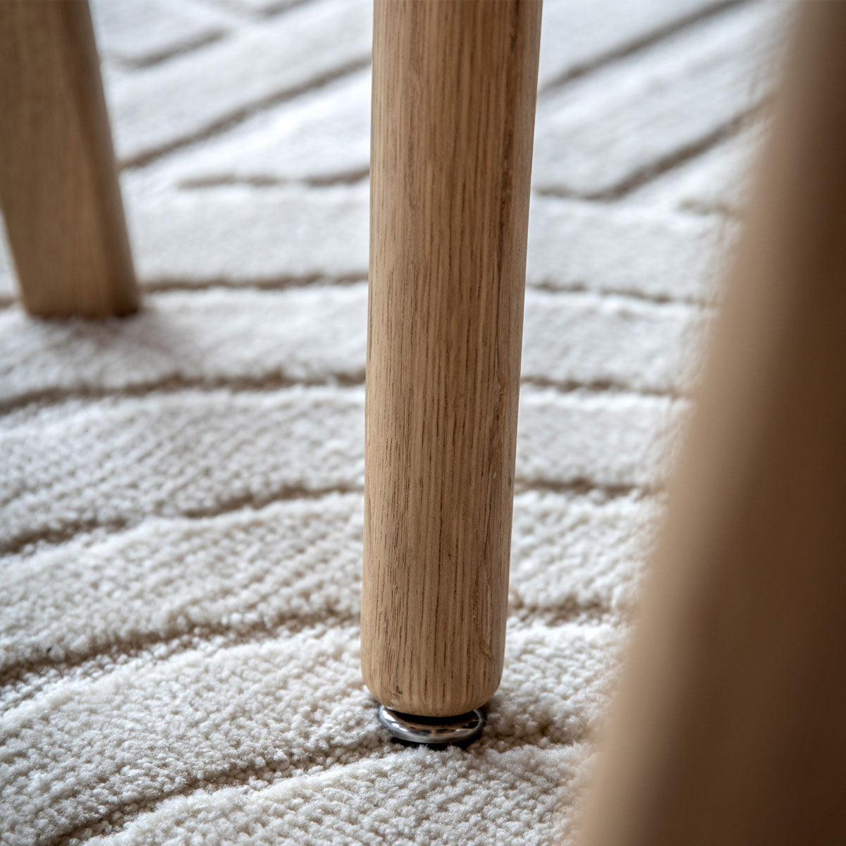 Gallery Direct Hatfield Square Dining Table Natural 770x770x750mm