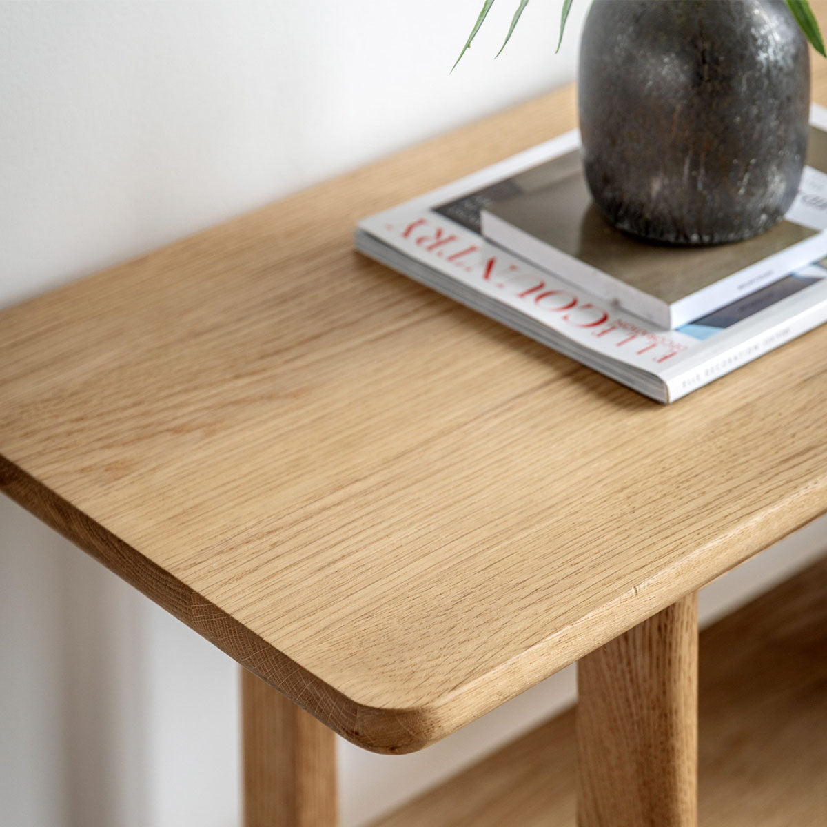 Gallery Direct Craft Console Table Natural 1400x380x800mm