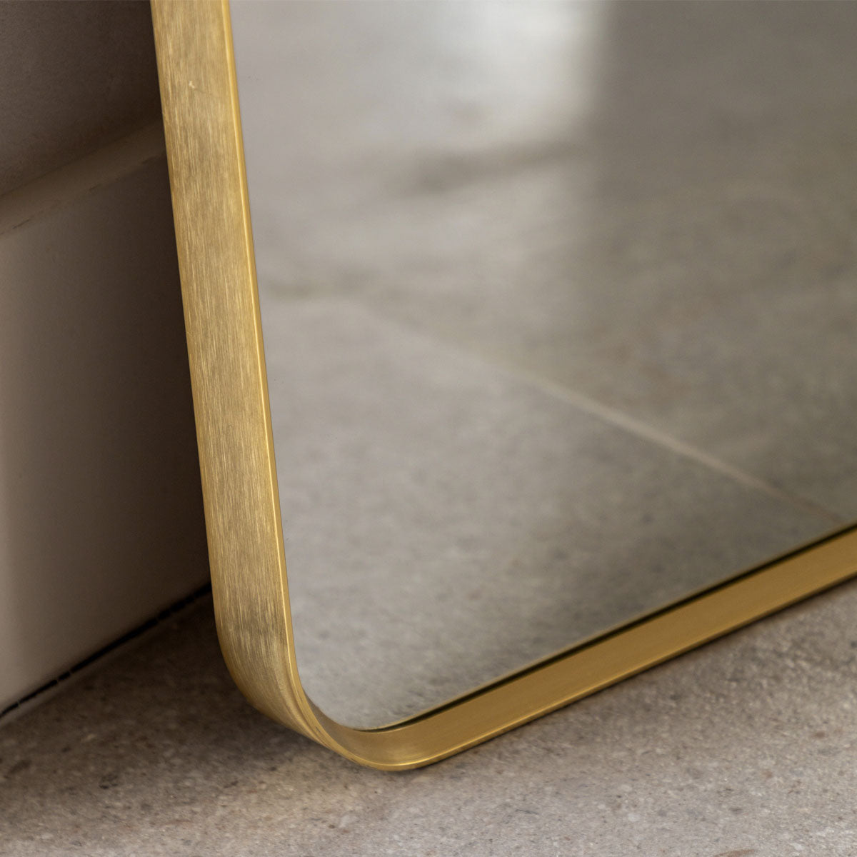 Gallery Direct Holworth Arch Mirror Gold 600x35x900mm
