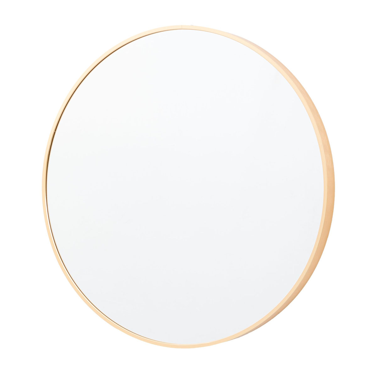 Gallery Direct Yardley Mirror Round Gold 600x40x600mm