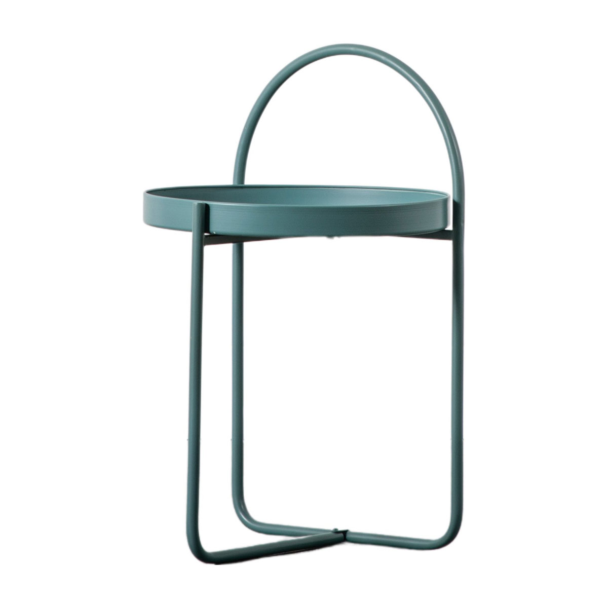 Gallery Direct Melbury Side Table Teal 400x400x660mm