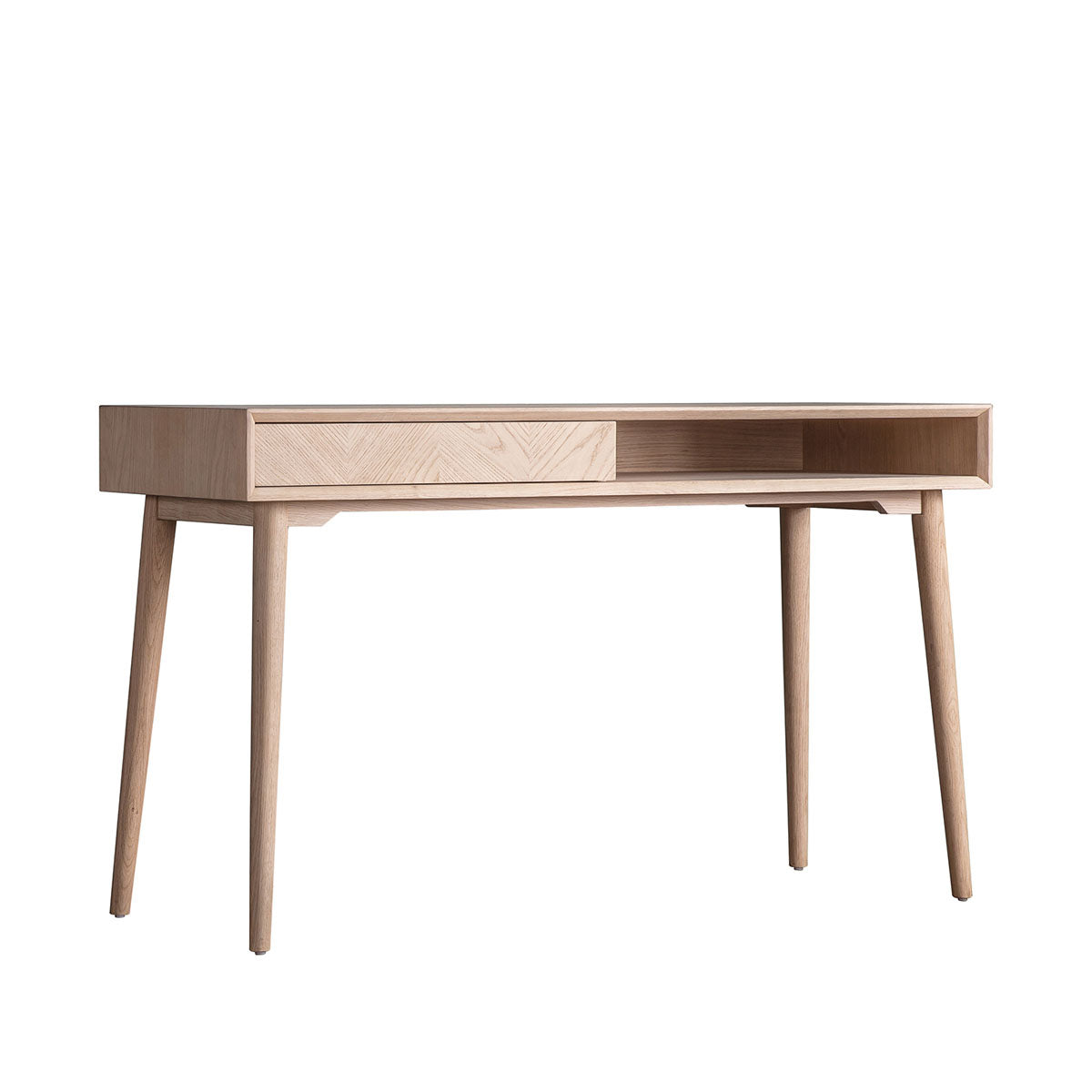Gallery Direct Milano 1 Drawer Desk 1300x500x775mm