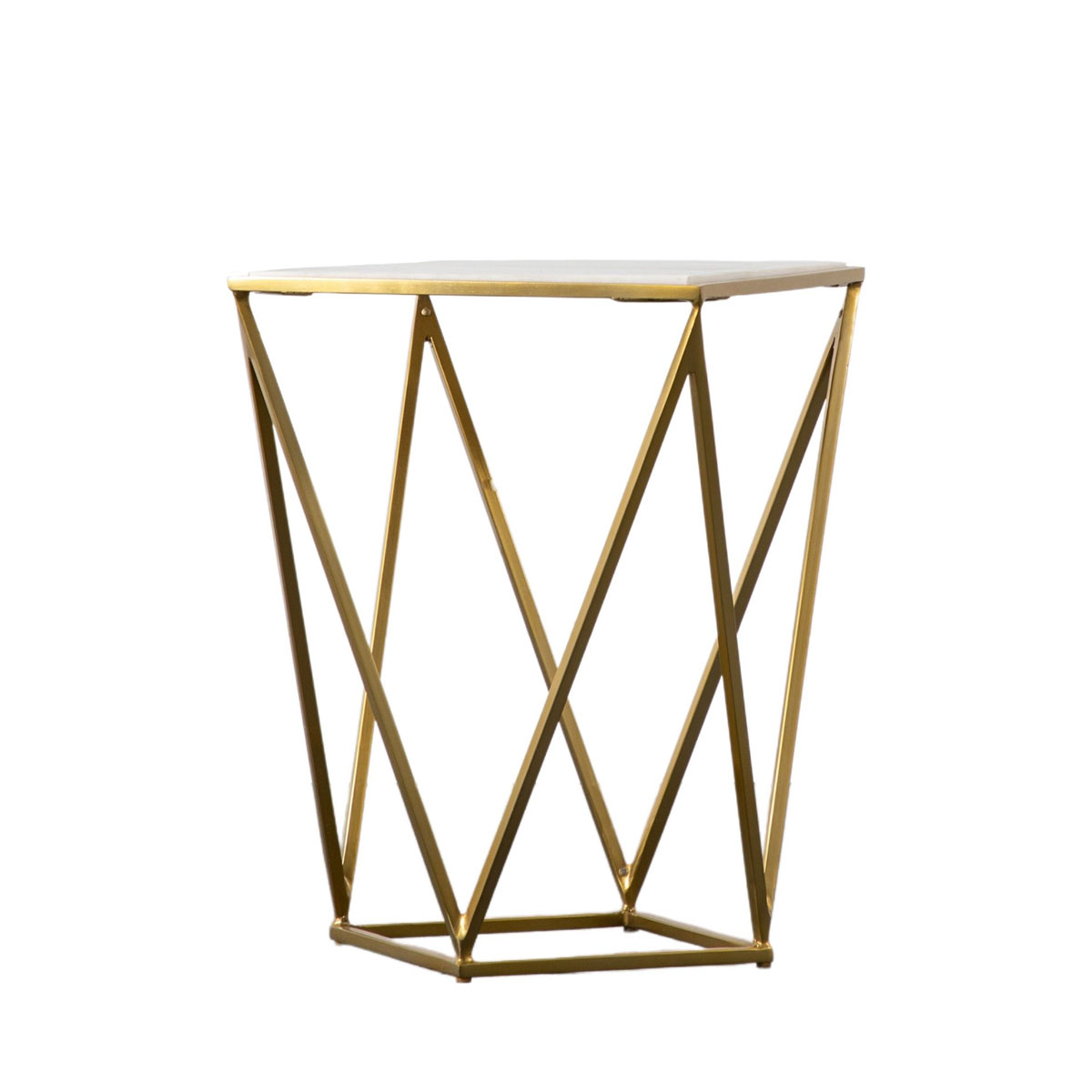 Gallery Direct Helford Side Table Gold