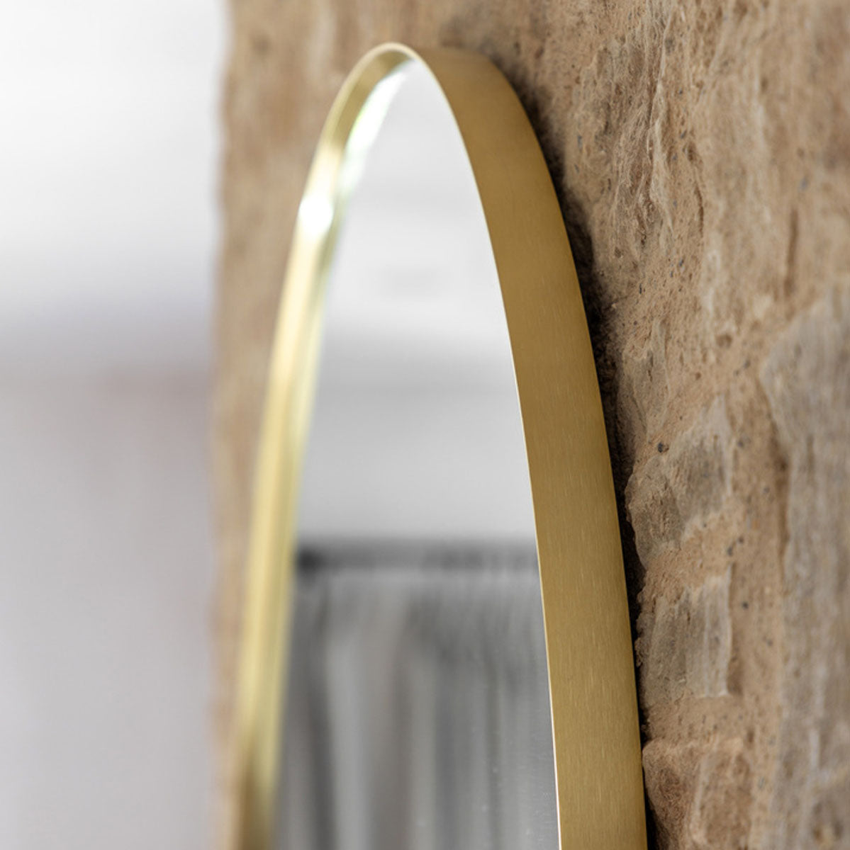 Gallery Direct Holworth Overmantle Mirror Gold 900x1100mm