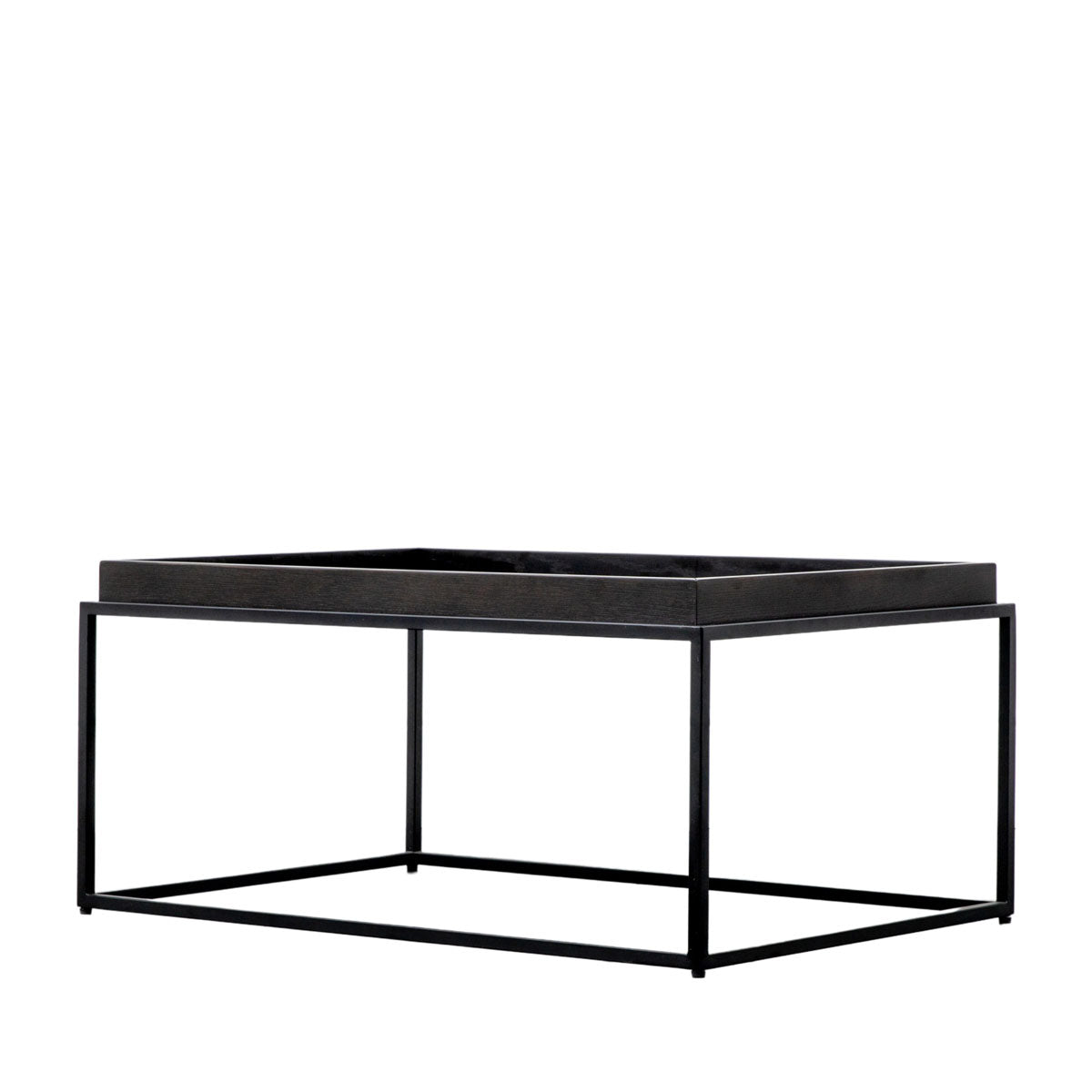 Gallery Direct Forden Tray Coffee Table Black 900x600x400mm