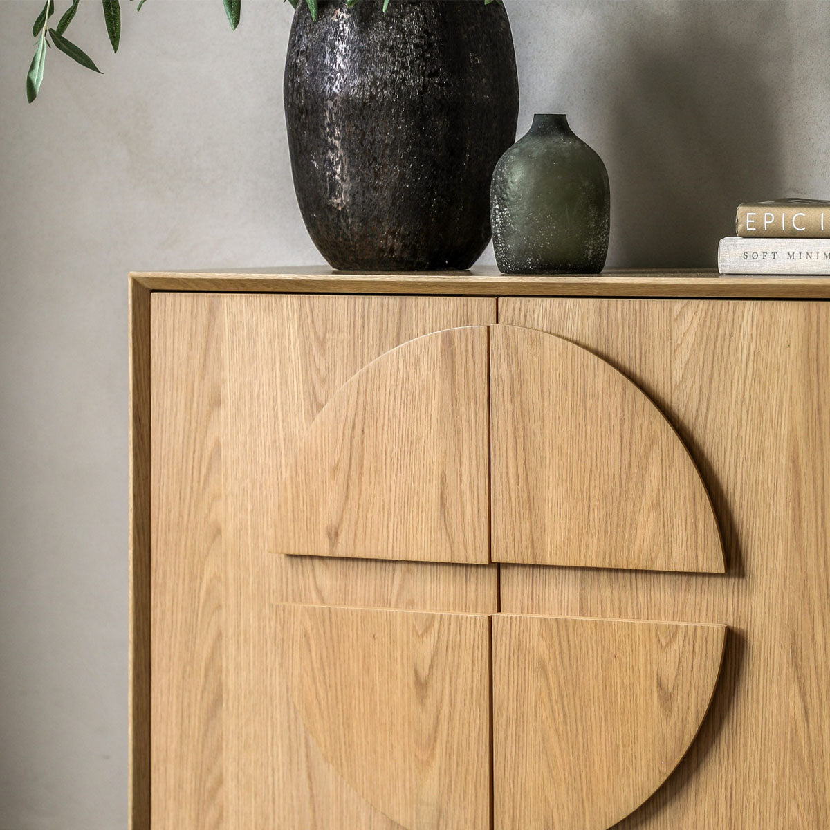 Gallery Direct Geo 4 Door Sideboard 1664x450x700mm