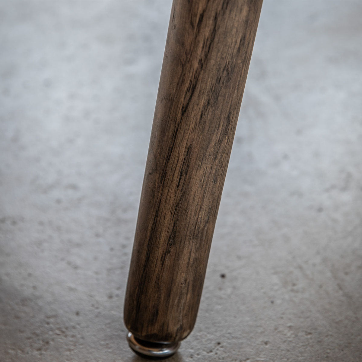 Gallery Direct Hatfield Dining Table Smoked 800x900x750mm