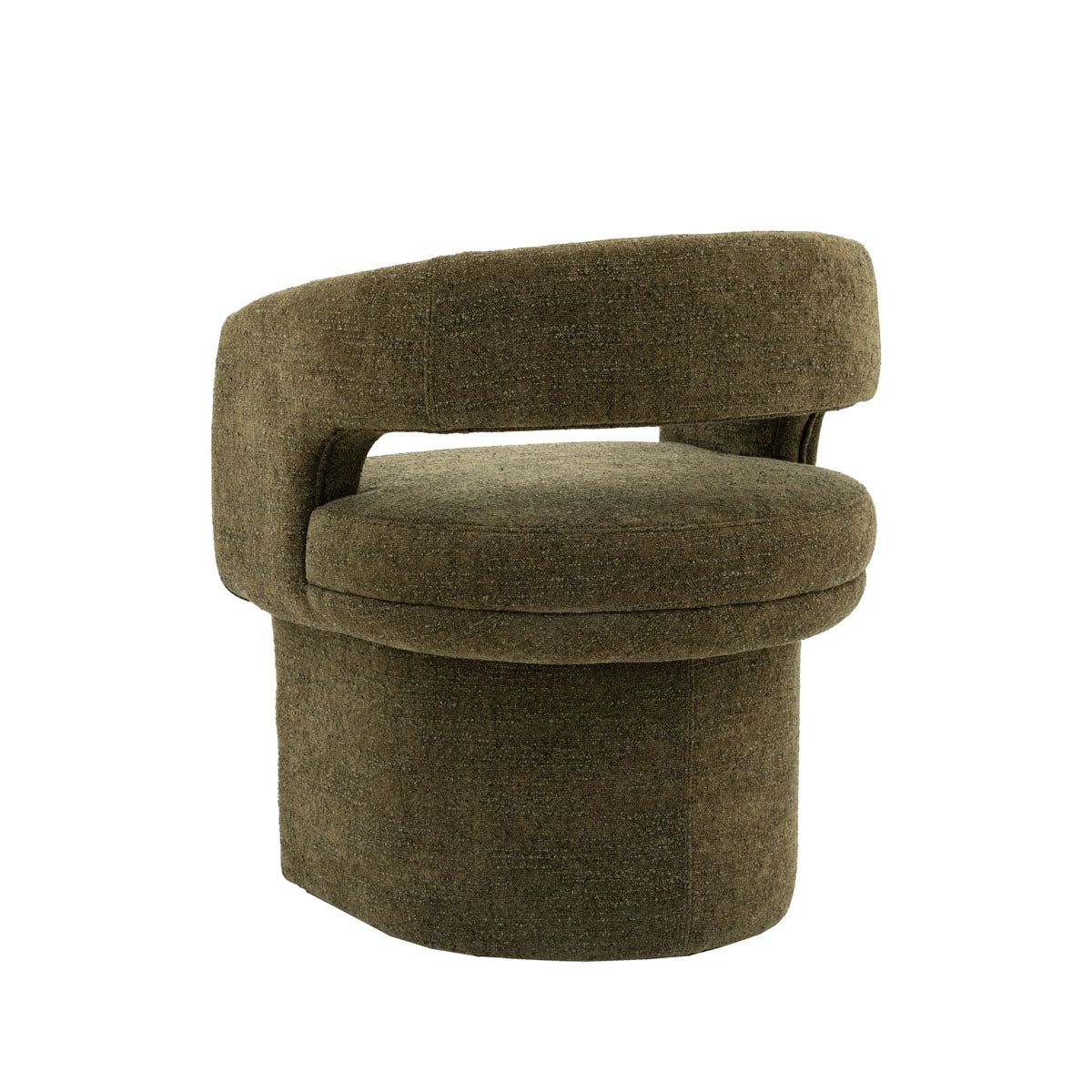 Gallery Direct Sloane Dining Chair Green Boucle 640x600x760mm