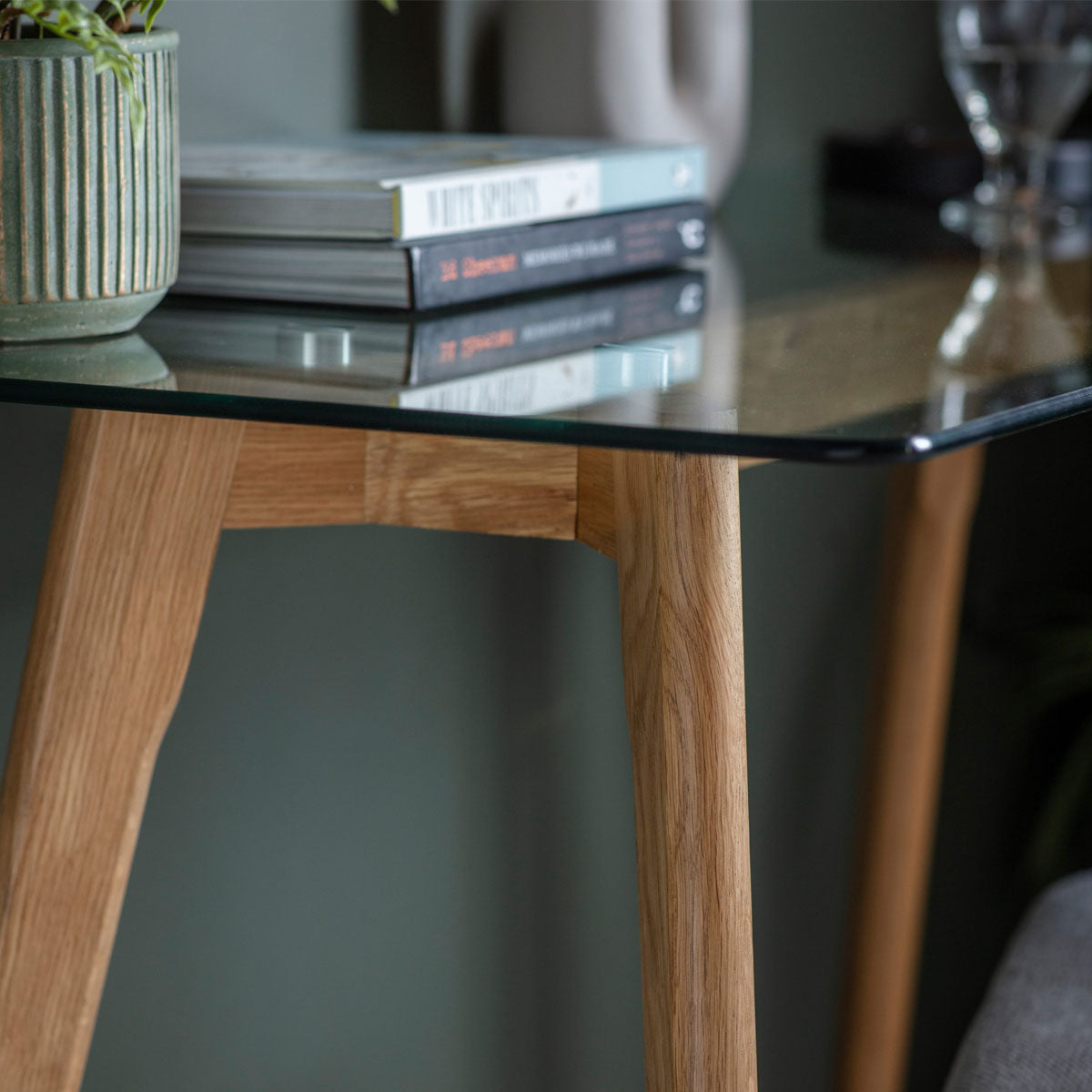 Gallery Direct Blair Desk Oak 1000x500x750mm