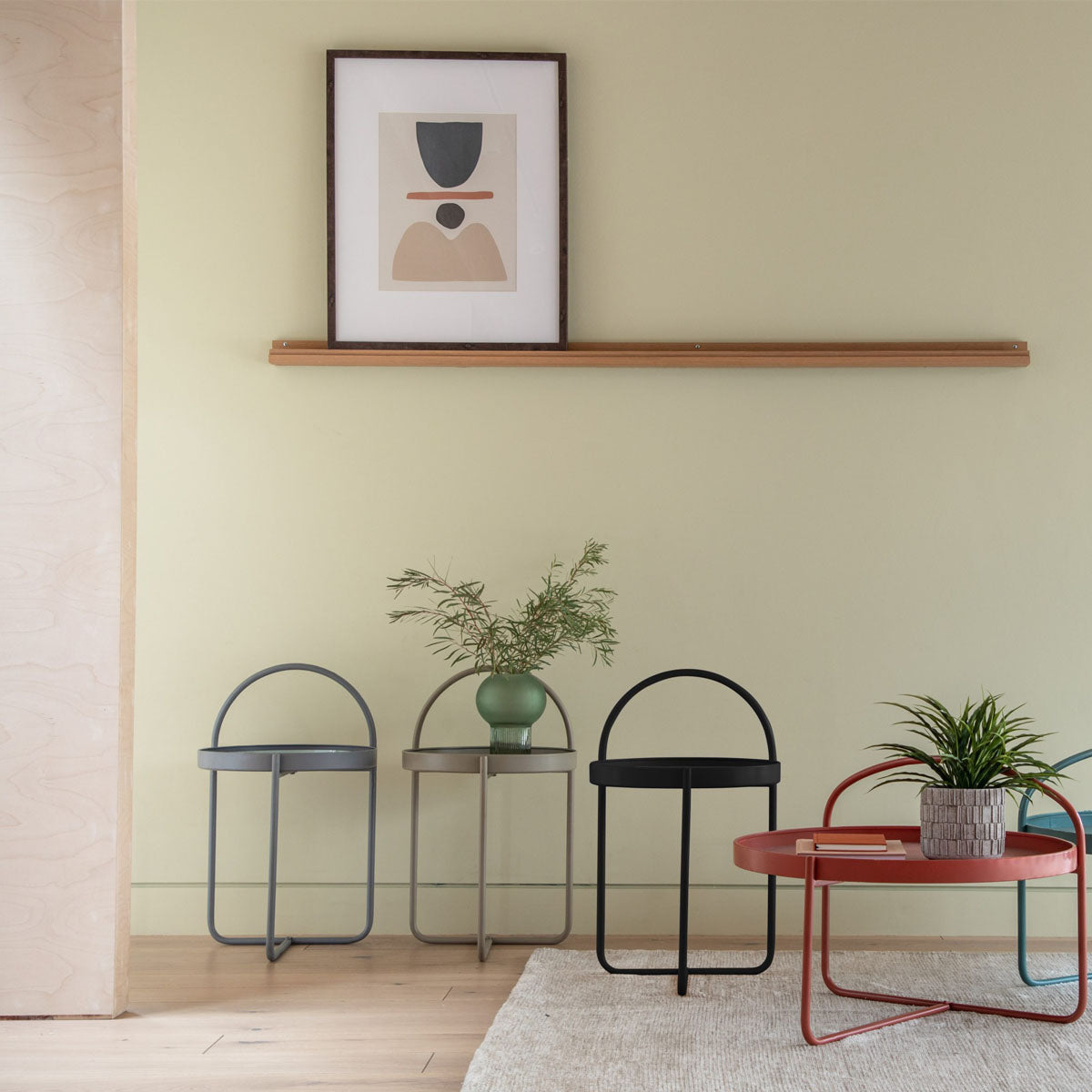 Gallery Direct Melbury Side Table Grey 400x400x660mm