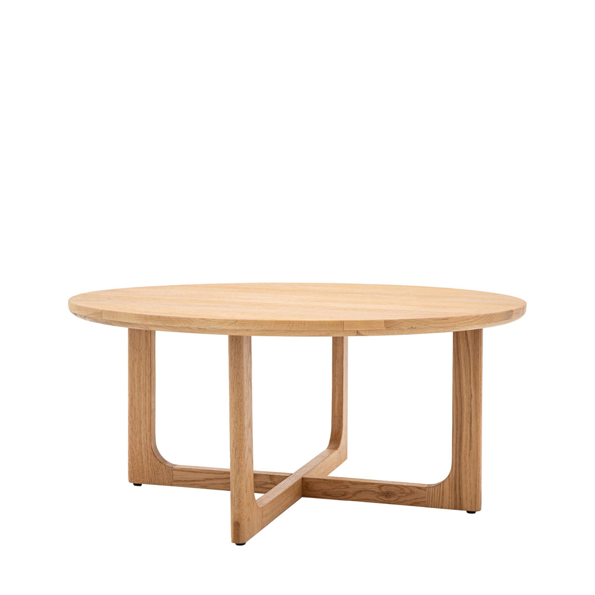 Gallery Direct Craft Round Coffee Table Natural 900x900x400mm