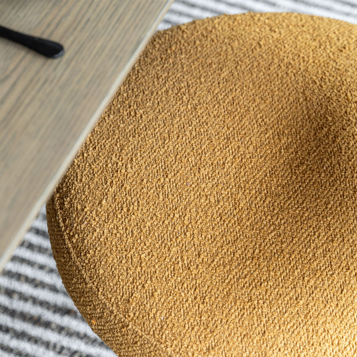 Gallery Direct Aveley Dining Chair Ochre (2pk) 525x510x750mm