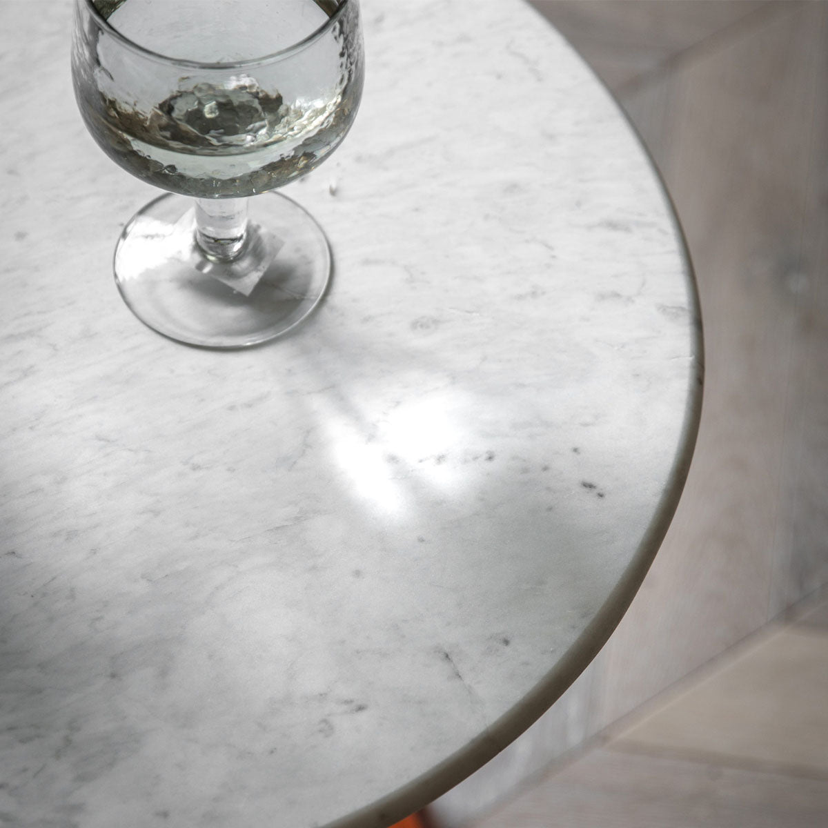 Gallery Direct Turin Side Table Orange 510x510x510mm