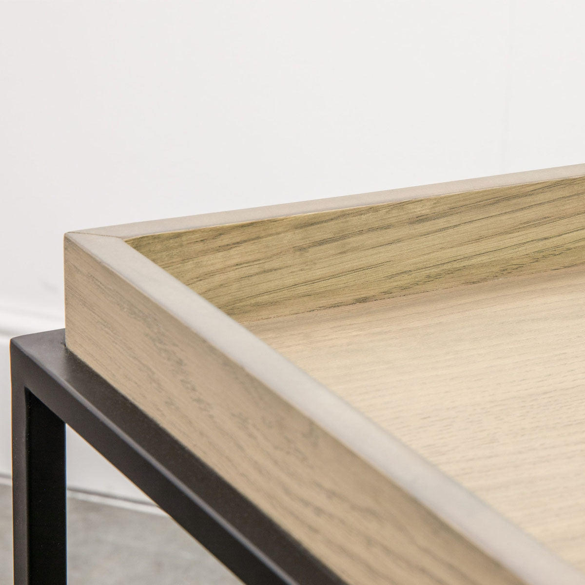 Gallery Direct Forden Tray Side Table Grey 550x550x600mm