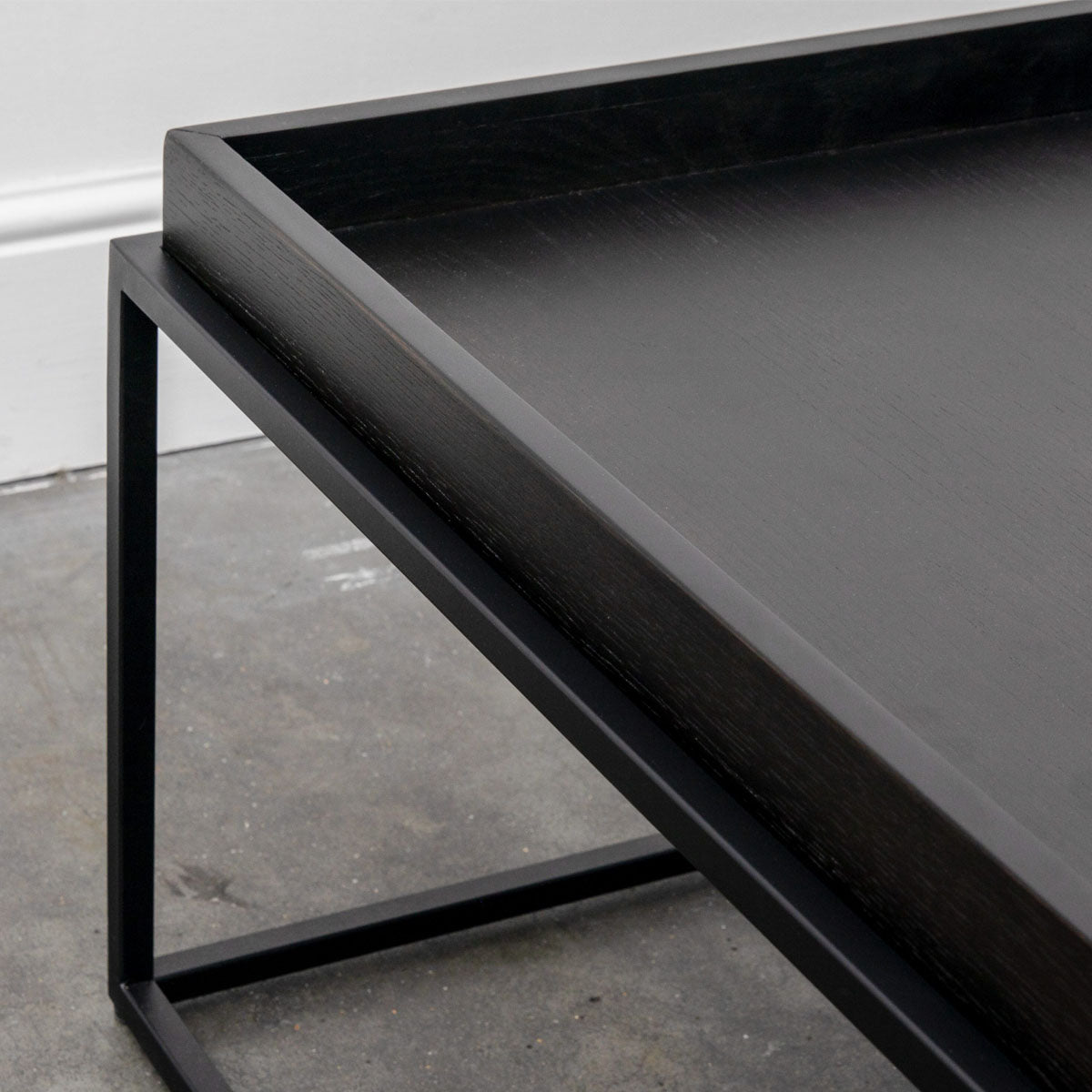 Gallery Direct Forden Tray Coffee Table Black 900x600x400mm