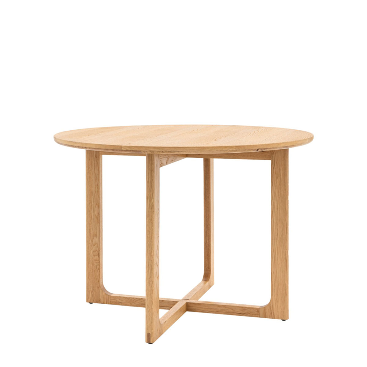 Gallery Direct Craft Round Dining Table Natural 1100x1100x750mm