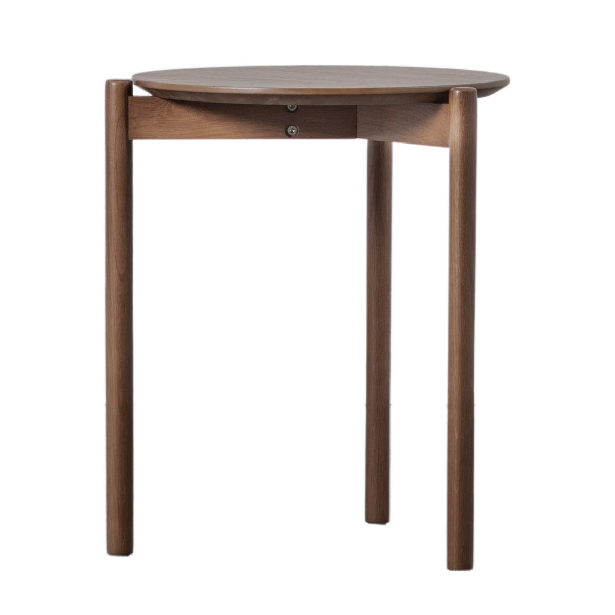 Gallery Direct Burley Side Table Walnut 400x400x500mm