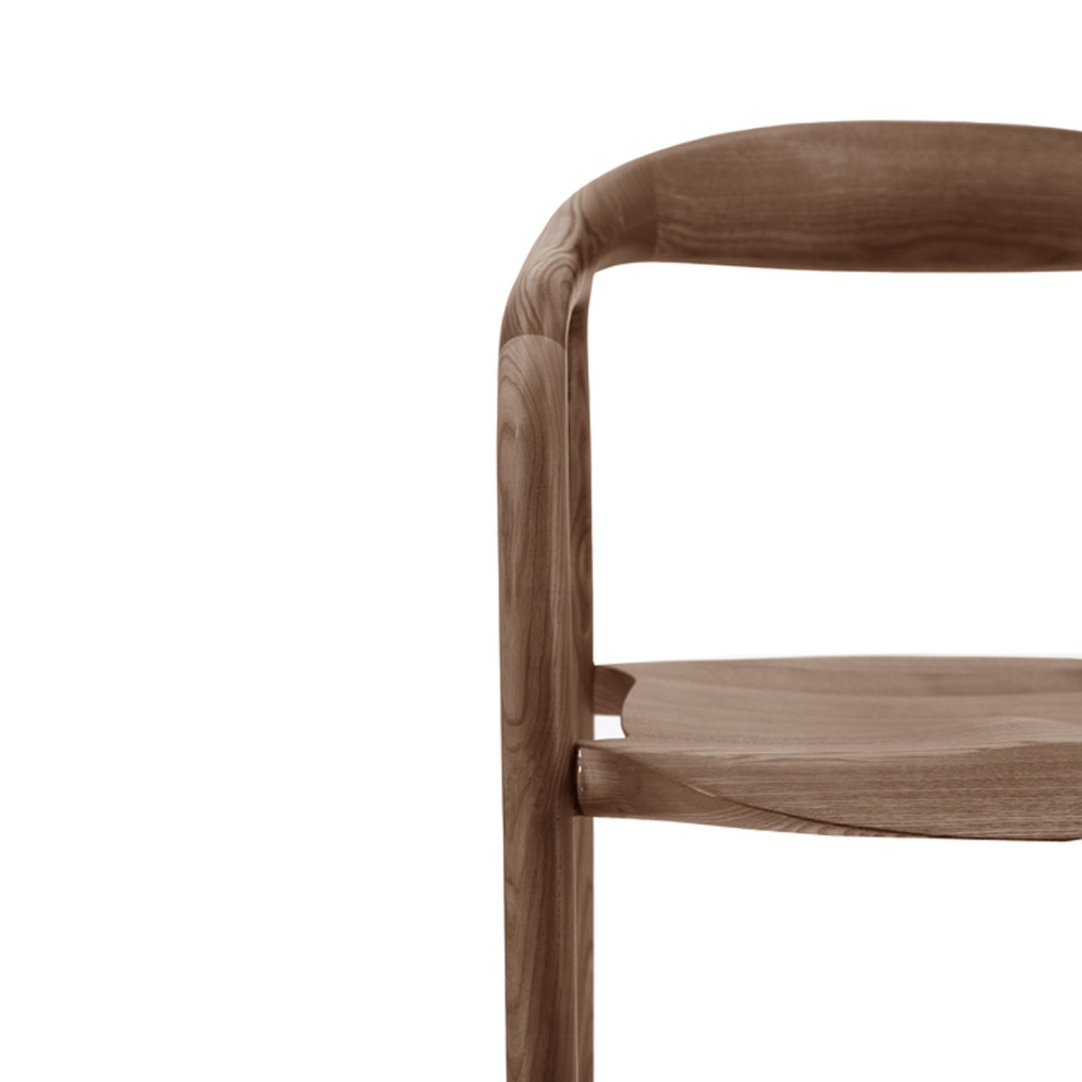 Gallery Direct Madrid Dining Chair Walnut 552x565x775mm (2pk)