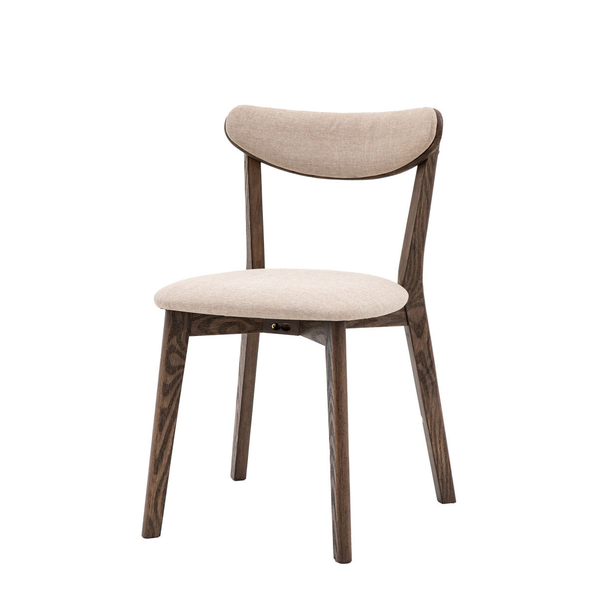 Gallery Direct Hatfield Dining Chair Smoked (2pk) 520x515x815mm
