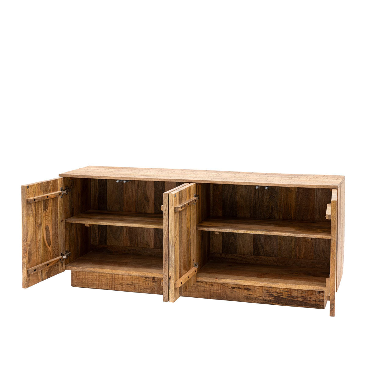 Gallery Direct Iowa 4 Door Sideboard Natural 1700x450x700mm