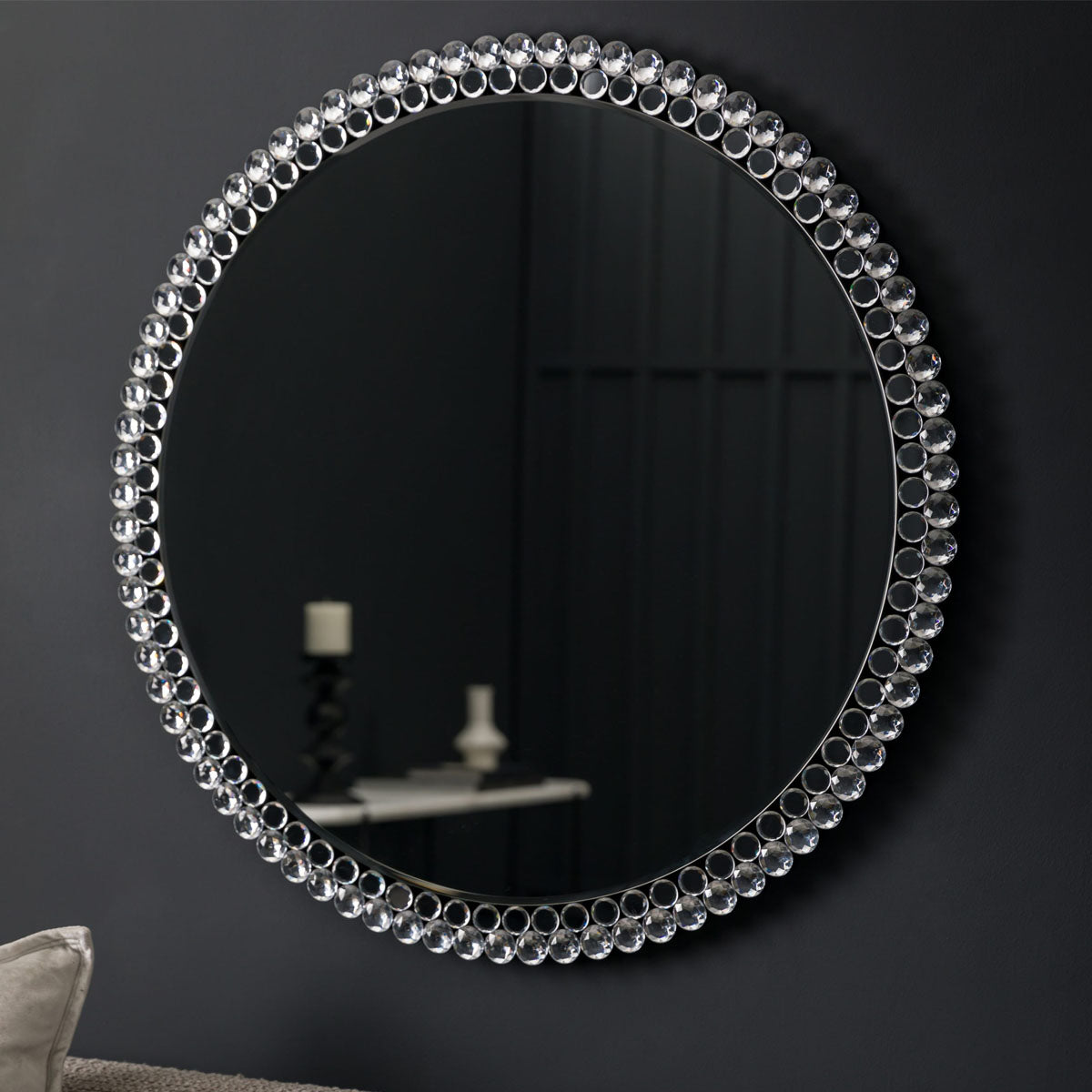 Gallery Direct Fallon Round Mirror 600mm