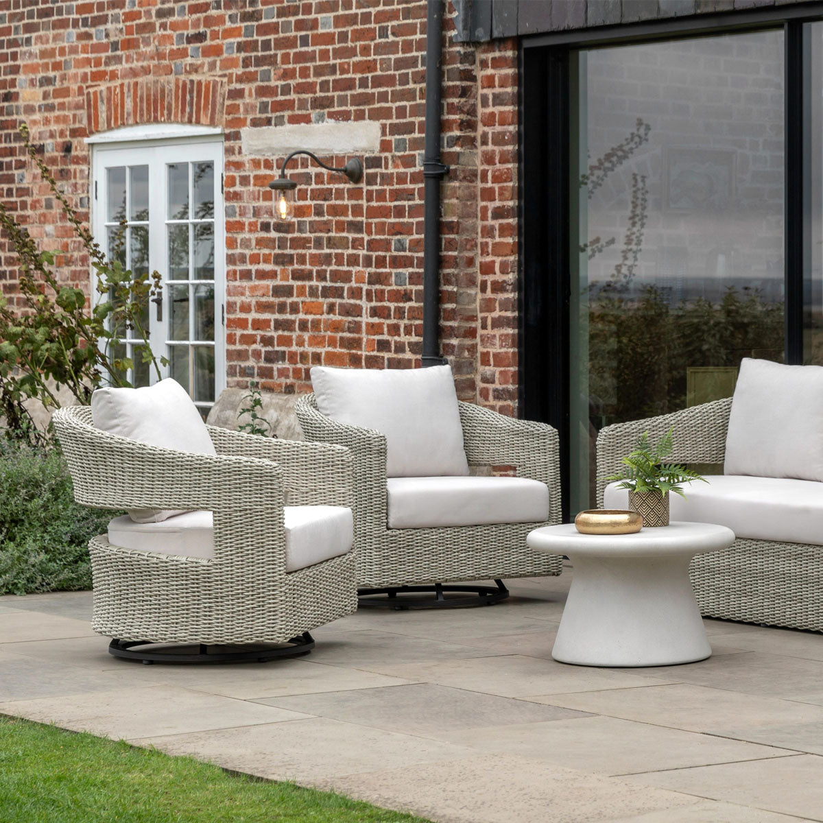 Gallery Direct Hvar Swivel Chair 800x850x800mm