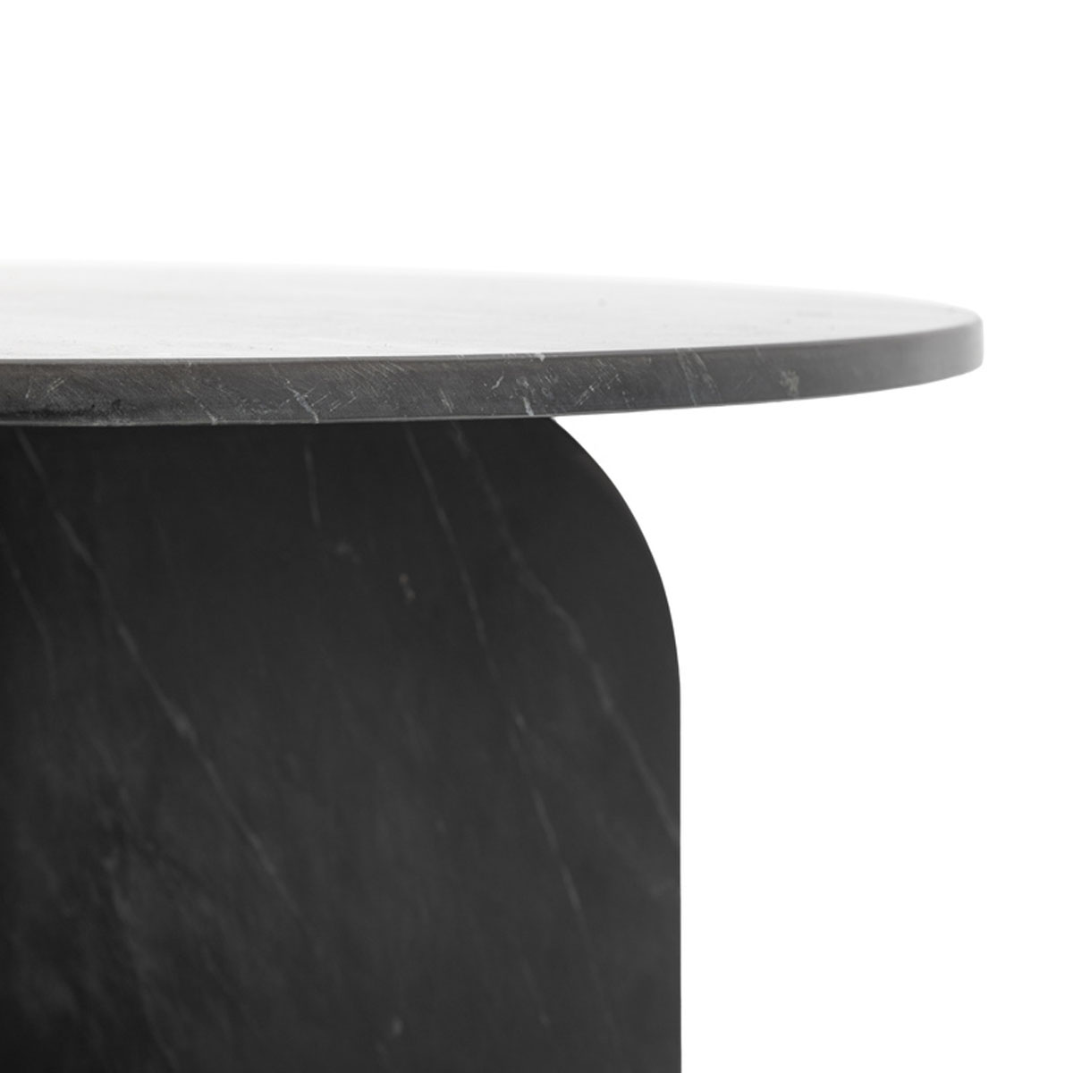Gallery Direct Amalfi Coffee Table Black 800x800x400mm