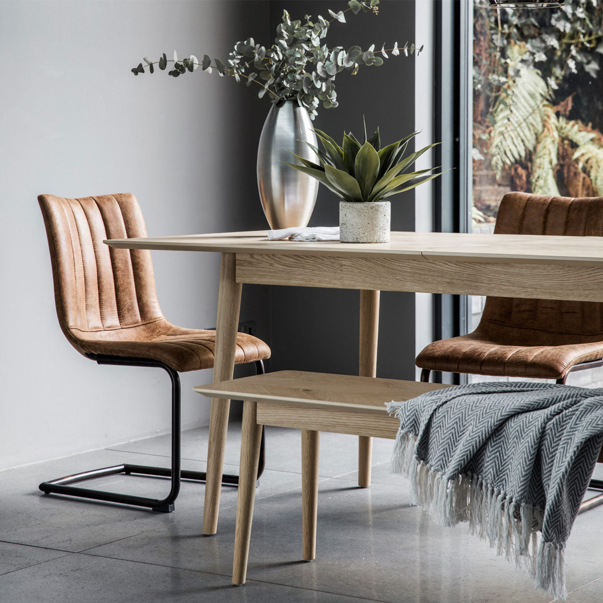 Gallery Direct Edington Brown Chair (2pk)