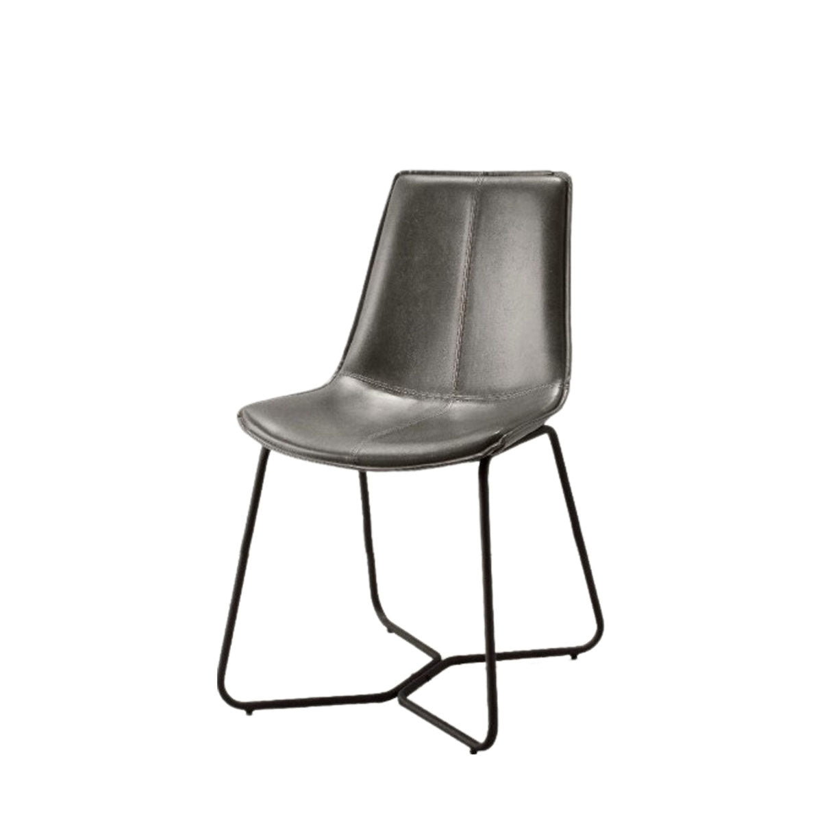 Gallery Direct Hawking Chair Charcoal (2pk) 490x550x860mm
