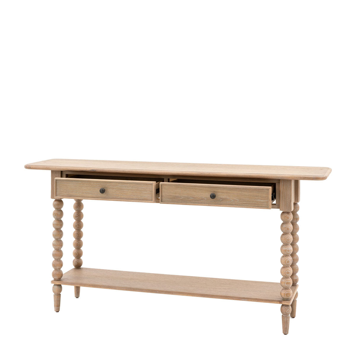 Gallery Direct Artisan 2 Drawer Console Table 1650x400x800mm