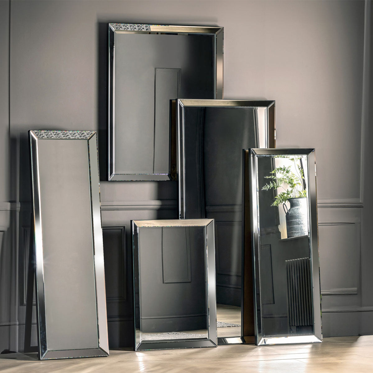 Gallery Direct Luna Overmantle Mirror 1120x865mm