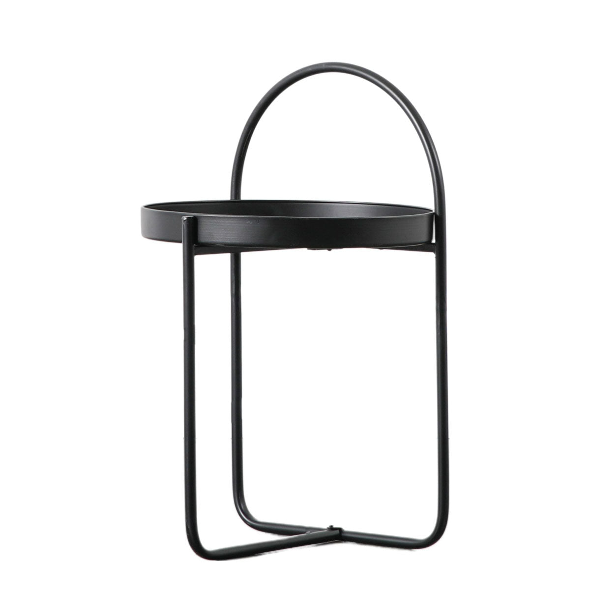 Gallery Direct Melbury Side Table Black 400x400x660mm